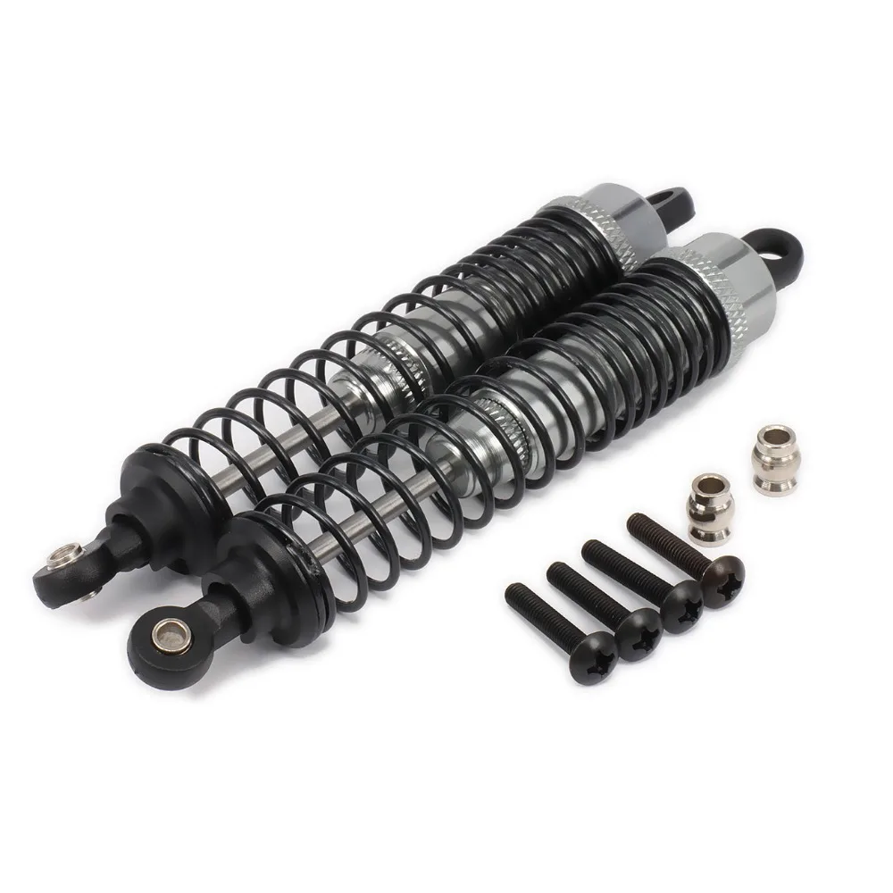 Oil filled adjustable 108mm aluminum shock absorber for rc car 1/10 buggy monster truck upgraded hop-up parts Traxxas hsp hpi | Игрушки и