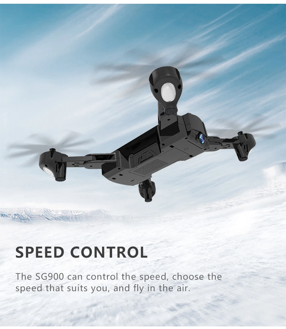 Дрон SG900 с камерой HD 720P Профессиональный FPV Wifi Радиоуправляемый Дрон с фиксированной точкой удержания высоты слежения за мной Дрон Квадрокоптер VS SG900S F196