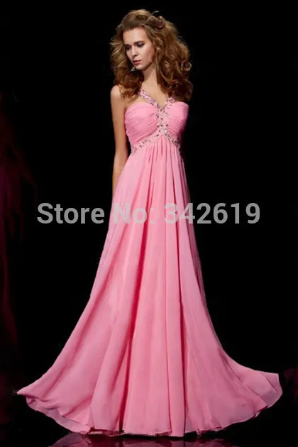 2015 Cheap Long Evening Dress High Waist Corset Bodice Chiffon Floor Length Gown | Свадьбы и торжества