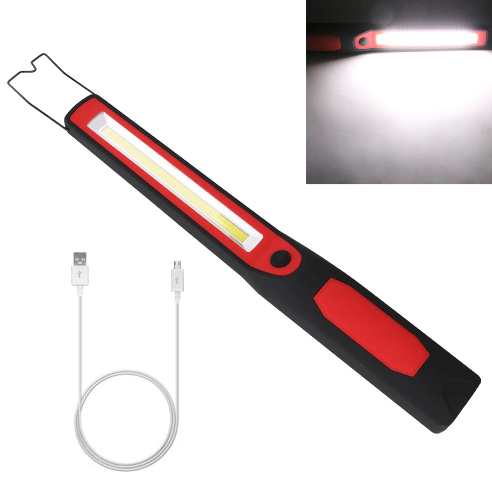 LED Working Light With Hook Magnetic USB Rechargeable Magnet Emergency Lamp for Camping Cycling QJS Shop | Освещение