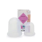 1 шт., Силиконовая Вакуумная чашка для массажа лица и тела