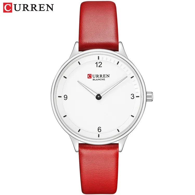 CURREN Women's Watches Fashion Ladies Watches For Women Bracelet Clock Dress Wristwatch Luxury Relogio Feminino Saati - Цвет: silver white