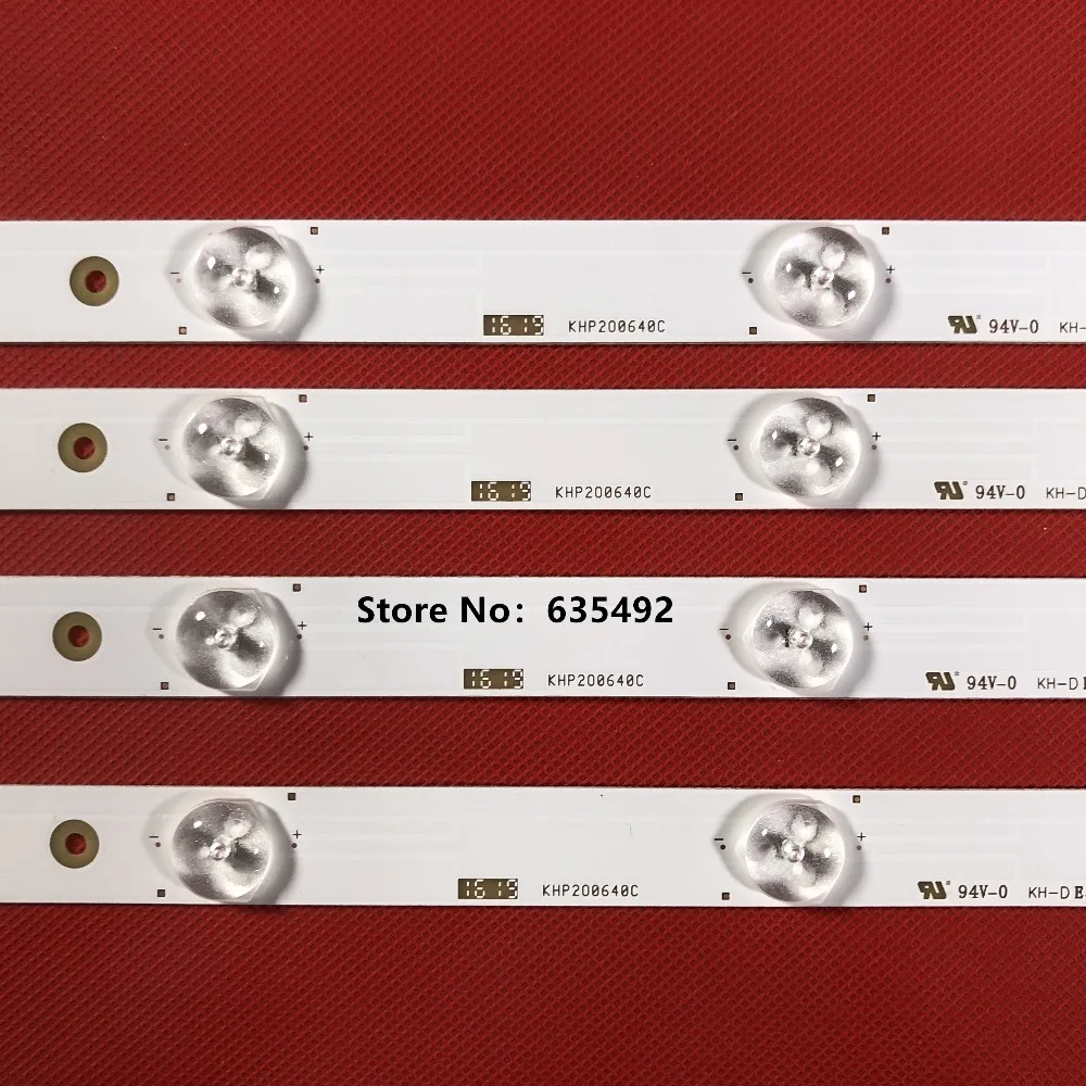 Светодиодная подсветка 855 мм 10 светодиодный s R/L типа для Chang hong 43 &quotTV СВЕТОДИОДНЫЙ