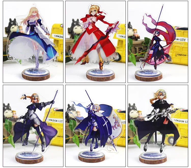 Японская аниме фигурка fate go акриловая подставка кулон|Игровые фигурки и