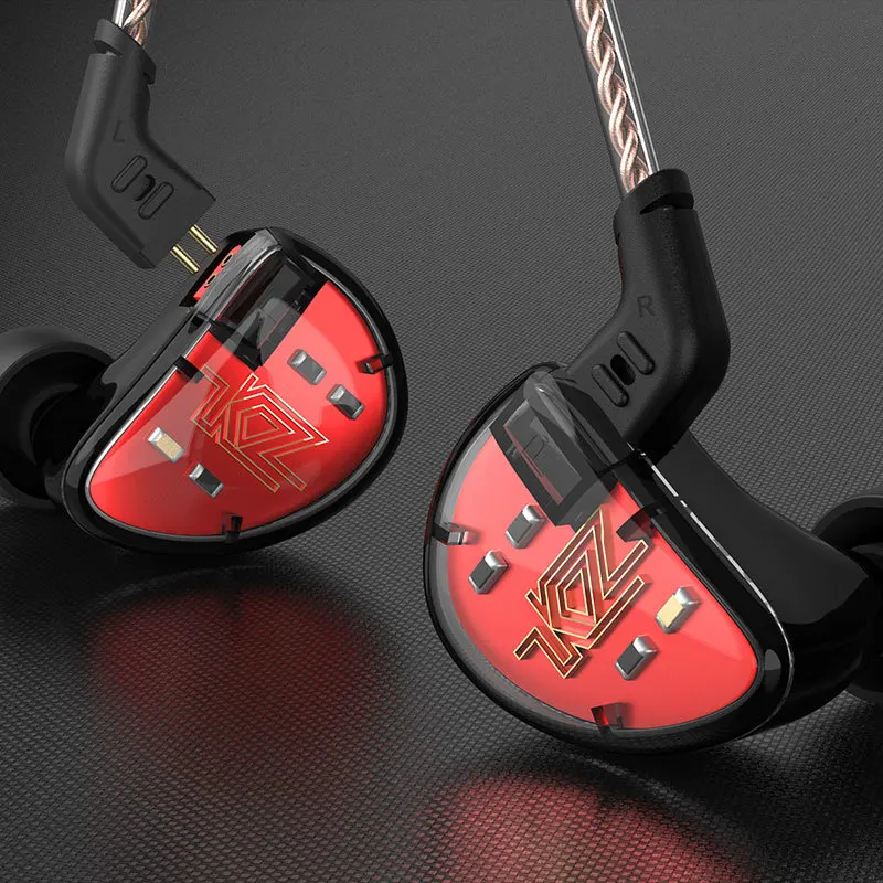 Наушники-вкладыши KZ AS10 сбалансированная конструкция водительские Hi-Fi наушники