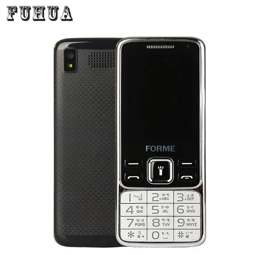 Оригинальный Forme мини 1 Quad Band Dual Sim Старик сотовый большая клавиатура шрифты