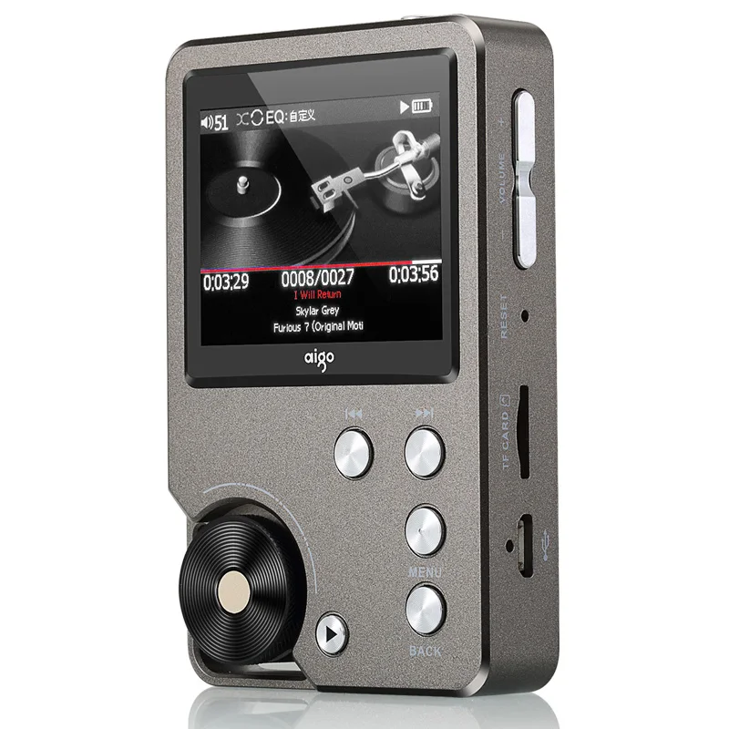 Aigo MP3-105 MP3-плеер dsd dac Портативный hi fi музыкальный плеер без потерь мини спортивный flac плеер