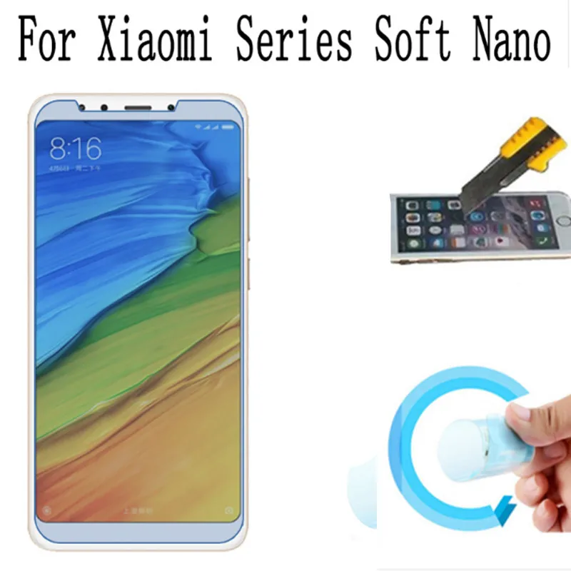 Для Xiaomi Redmi Note 4X 5a Pro Nano Взрывозащищенная мягкая защитная пленка для экрана 5 4 3 2 Plus