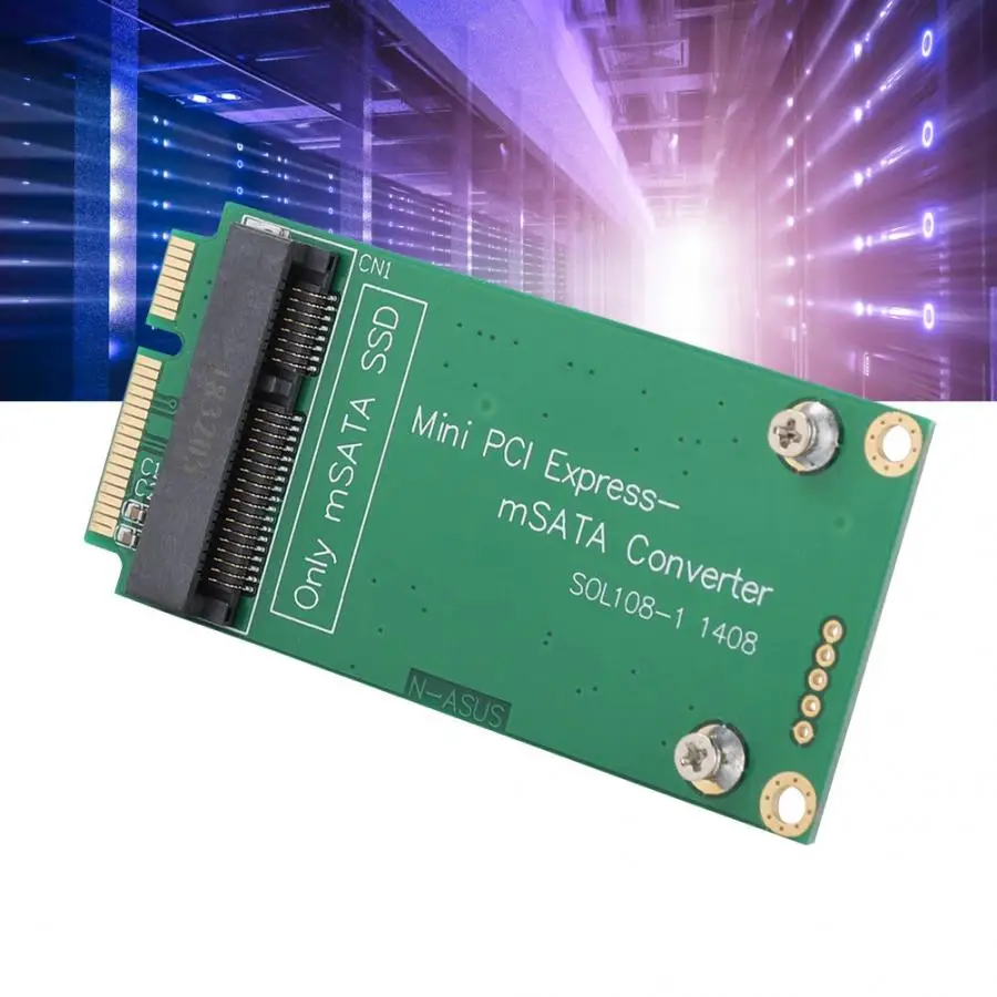 MSATA SSD для SATA Mini PCIE SSD Riser Card адаптер конвертер для ноутбука ASUS