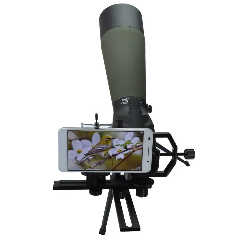 Полностью металлический адаптер для камеры смартфона телескоп бинокулярного