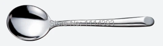1329d-12 топовый 18-10 нержавеющая сталь кованая круглая ложка/Столовые приборы ресторан и отель/ столовые приборы/Посуда