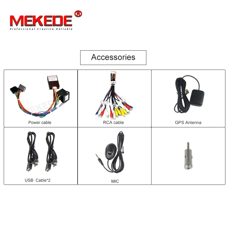 MEKEDE HD 1024X600 1 din 9 дюймов 4 ядра Android 9,0 автомобильный dvd-плеер для peugeot 206 авто gps навигация радио мультимедиа BT wifi