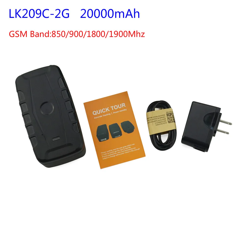 LK209C-2G no box LK209 трекер LK209A/LK209B/LK209C 2G 3g Автомобильный gps трекер локатор водонепроницаемый Магнит WCDMA GSM отслеживание в реальном времени отброшенная сигнализация - Цвет: LK209C-2G no box