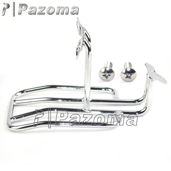 Хромированный стальной трубопровод багажник на заднее крыло для 86 05 Harley Softails FLST