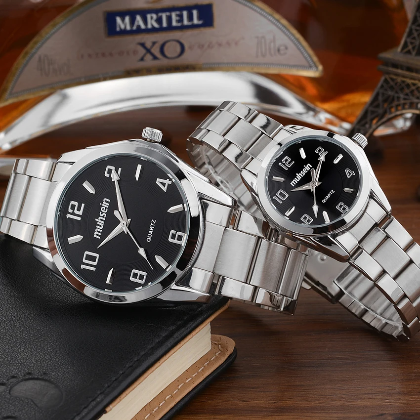 Muhsein нержавеющей стали смотреть любители кварцевые часы деловых женщин платье