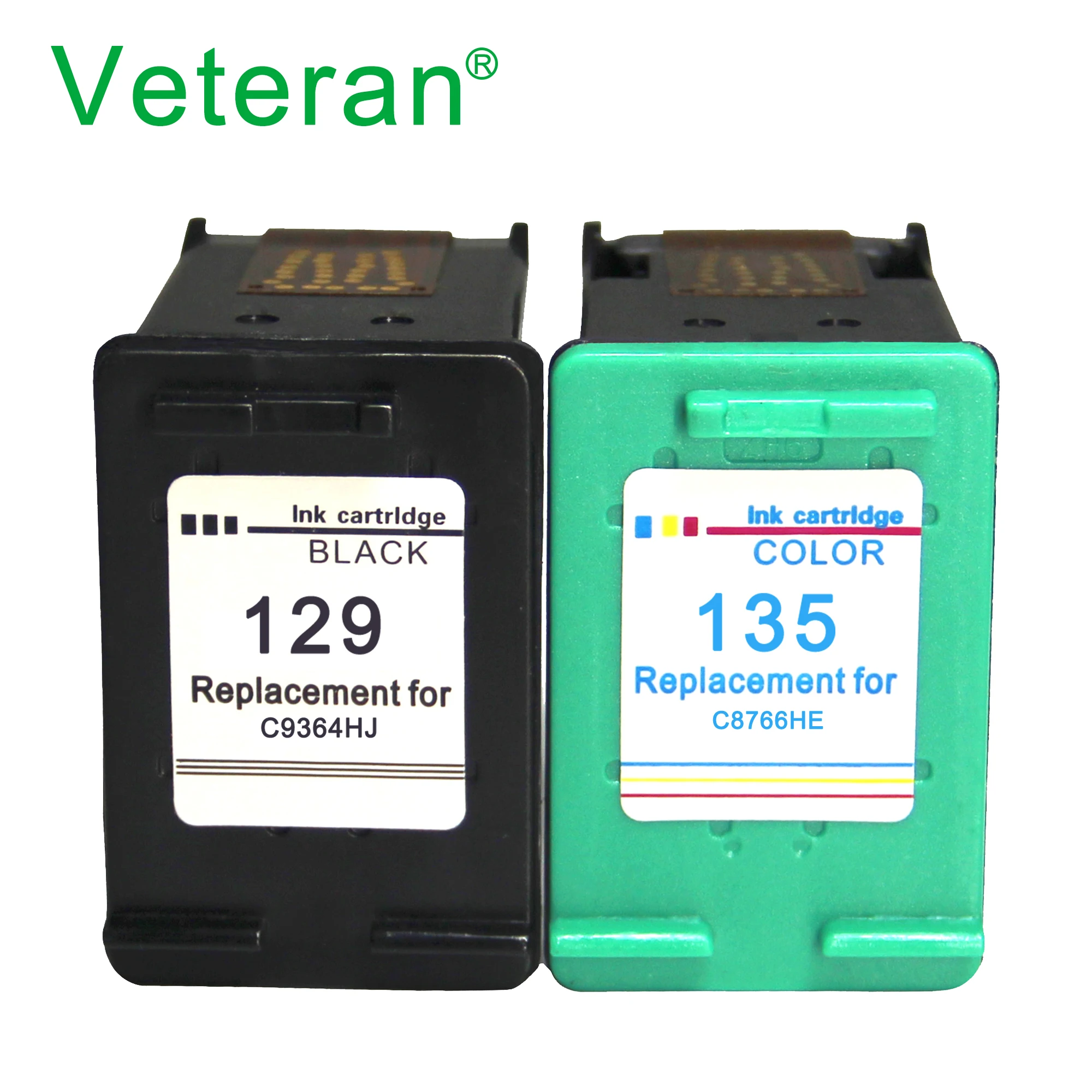 Картридж Veteran совместимый с hp 129 135 черными чернилами для принтера Deskjet C4183 5943 6943 6983