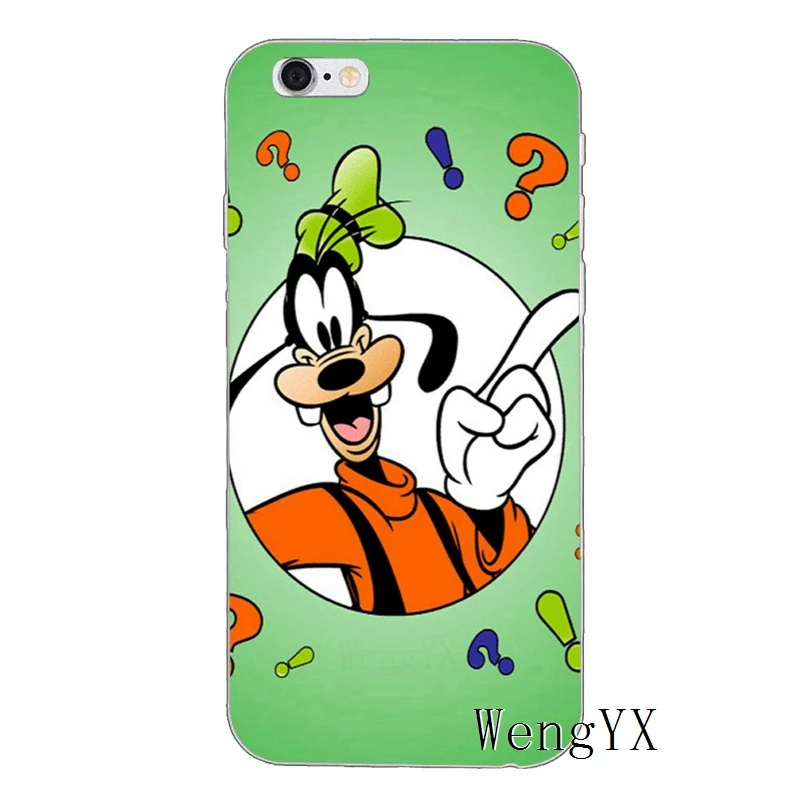 Goofy Dog Pluto для iPhone X XR XS Max 8 7 plus 6s 6 plus SE 5S 5c 5 4S 4 iPod Touch чехол мягкий чехол для телефона - Цвет: Goofy-Dog-Pluto-A-08