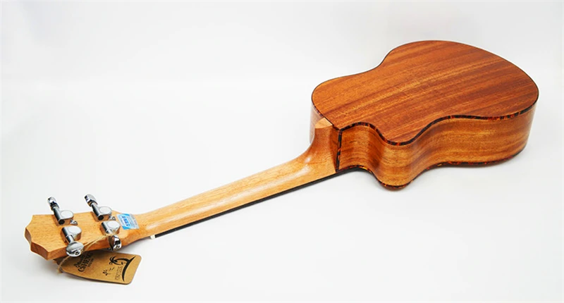 23 дюймов Гавайские гитары укулеле красное дерево 4 струны Ukelele Hawai гитары музыкальный инструмент электрогитара с звукоснимателем эквалайзером guitalele