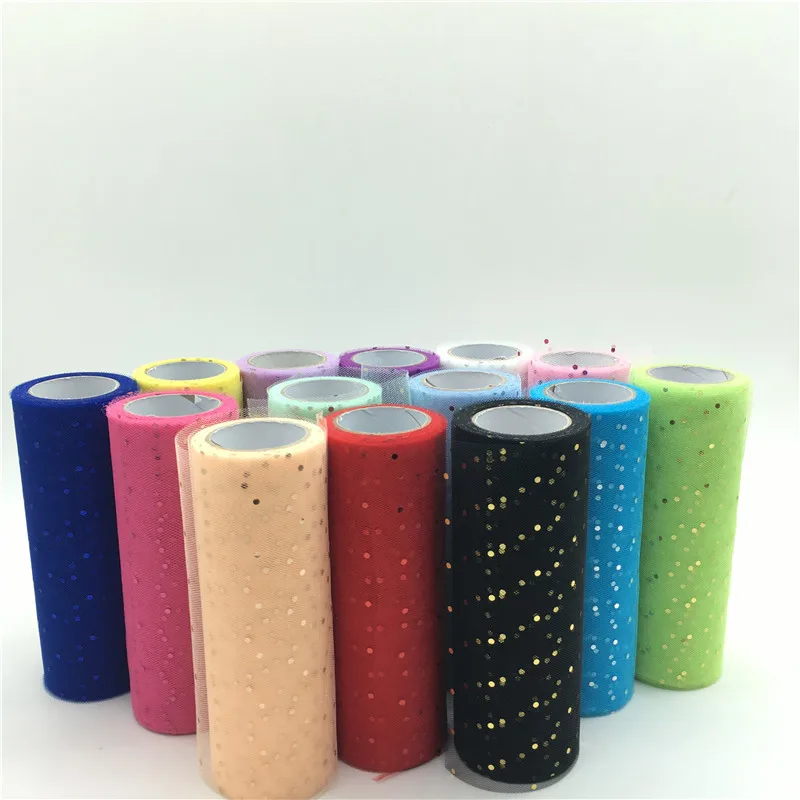 БЛЕСТЯЩАЯ ЛАМПА пачка 10 ярдов 15 см|sequin tulle roll|sequin tulletulle rolls |
