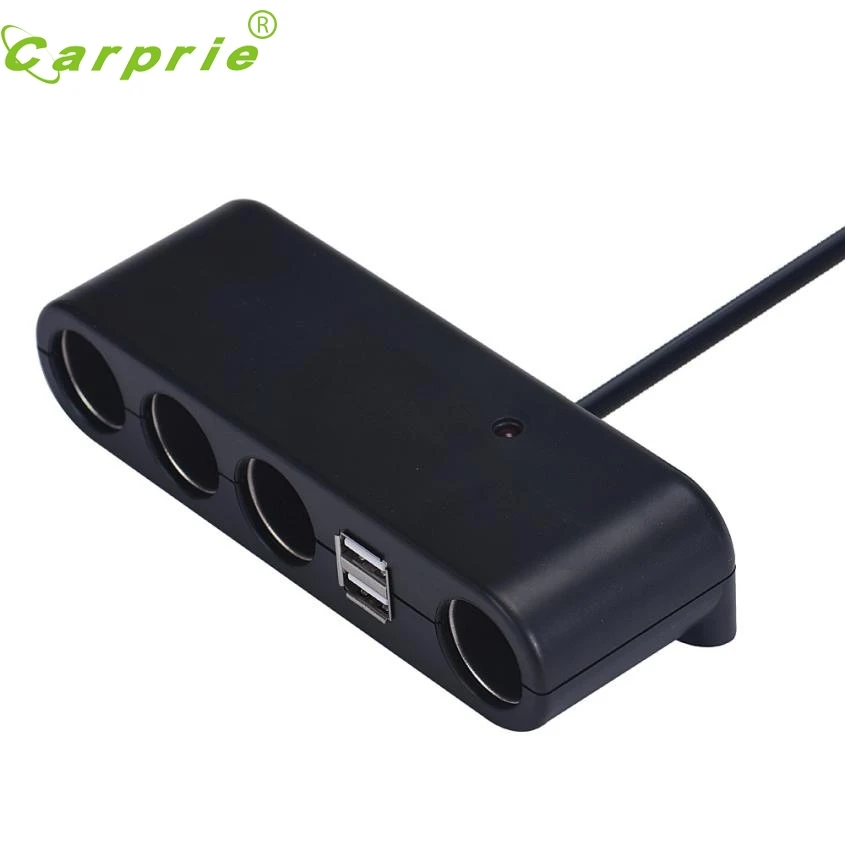 Симпатичный 4 способ новый мульти разветвитель автомобильного прикуривателя USB