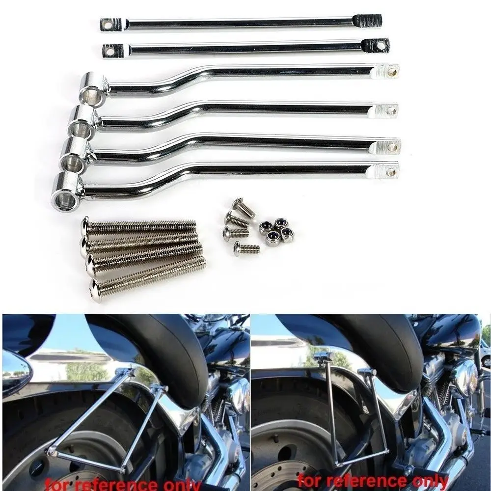 Универсальная опора для седла кронштейны Kawasaki Harley Honda TRIUMPH SUZUK I YAMAHA|saddlebag support|saddlebag