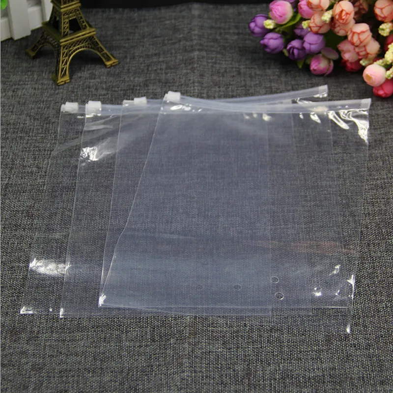 Leotrust 50 шт 120mic с обеих сторон прозрачная одежда Ziplock мешок нижнее белье футболка Детский упаковочный пакет для одежды сумка для хранения одежды