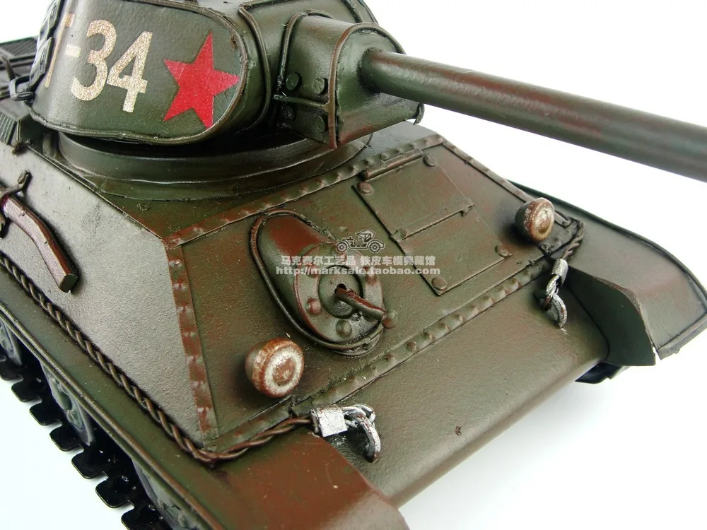Популярные Классические мотор Стиль Ретро 1940 советского T-34 Танк модель