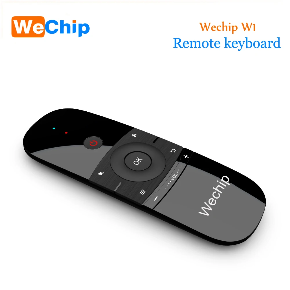 10 шт./лот Wechip W1 клавиатура и мышь беспроводной 2 4G Fly Air Mouse перезаряжаемый