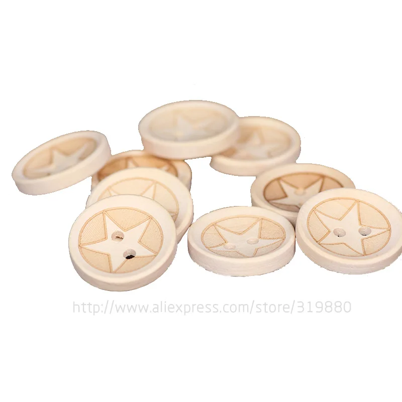 Украшения для скрапбукинга со звездами и двумя отверстиями аксессуары одежды