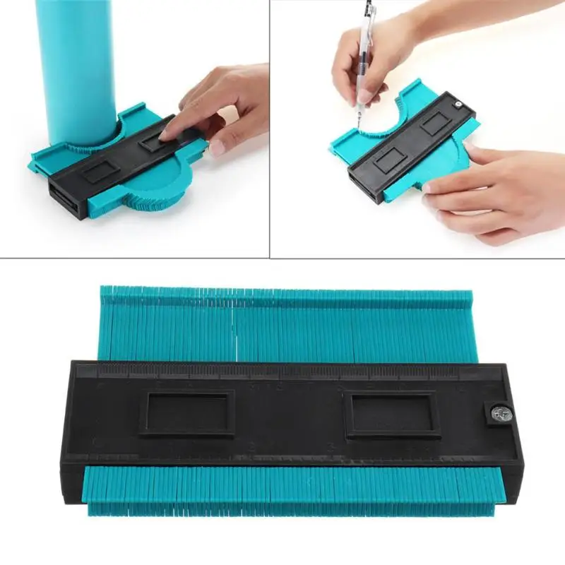 Plastic Profile Copy Gauge Contour Duplicator Standard 5" Width Wood Marking Tool Tiling Laminate Tiles General Tools | Инструменты