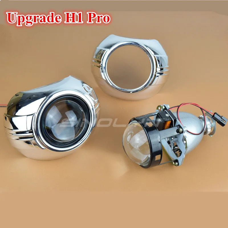 Upgrade H1 Pro Линзы для фар Sinolyn H4 H7, биксеноновый комплект для проектора Smax 2,5 WST, линзы для автомобилей, аксессуары для модернизации, H1 HID, ксеноновая лампа - Цвет: Upgrade H1 Pro