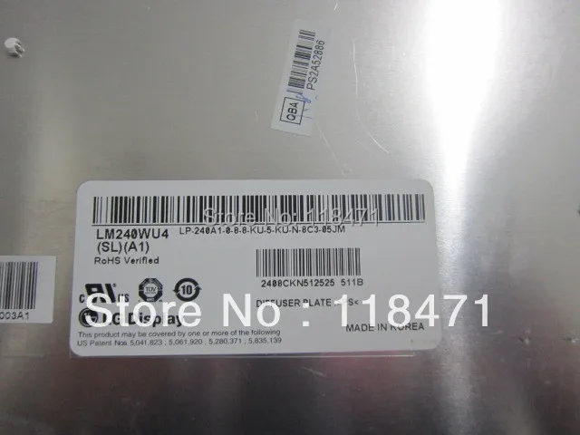 Оригинал + Класс LM240WU4-SLA1 LM240WU4 SLA1 24 0 &quotA-Si TFT-LCD Панель для LG Дисплей | Электронные