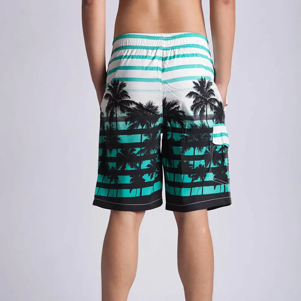 Мужские пляжные шорты для плавания размера плюс одежда купания серфинга