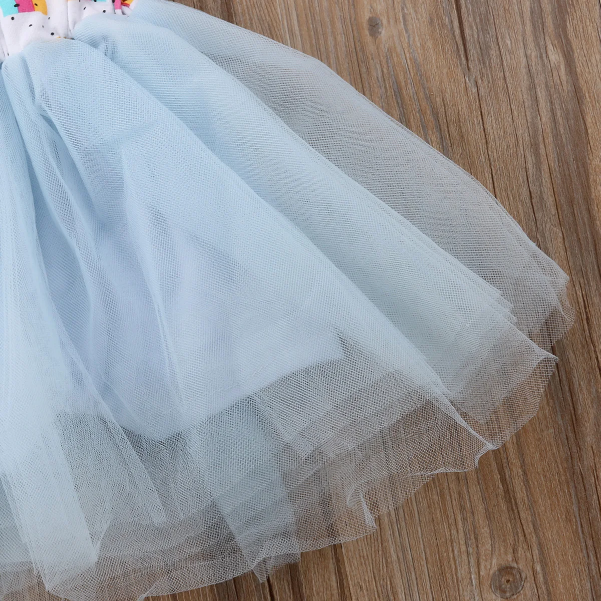 2018 Новое Брендовое платье-пачка для маленьких девочек с кружевом и радугой