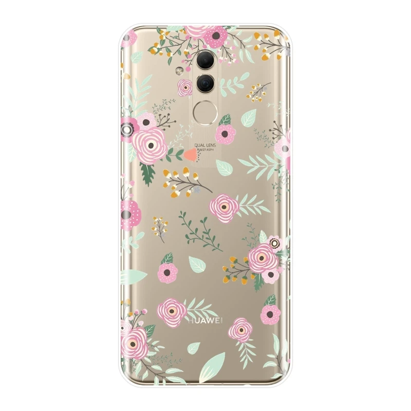 Мягкий силиконовый чехол для телефона Huawei Mate 20 10 9 Lite с изображением подсолнуха и