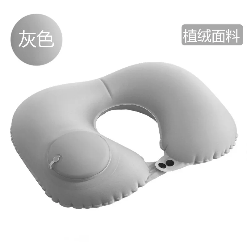 Надувная подушка для путешествий воздушная шеи легкая самонакачивающаяся без
