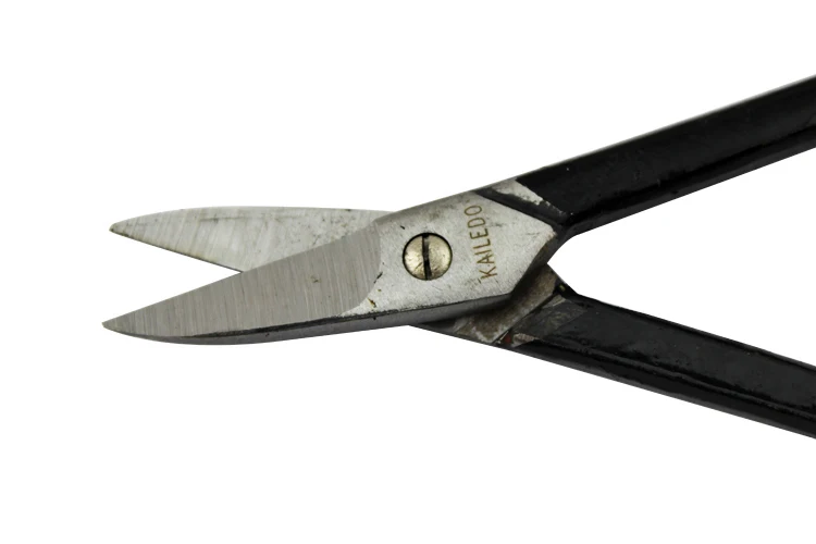 Черная ручка ножницы золотого и серебряного цвета для листов изогнутые клещи |