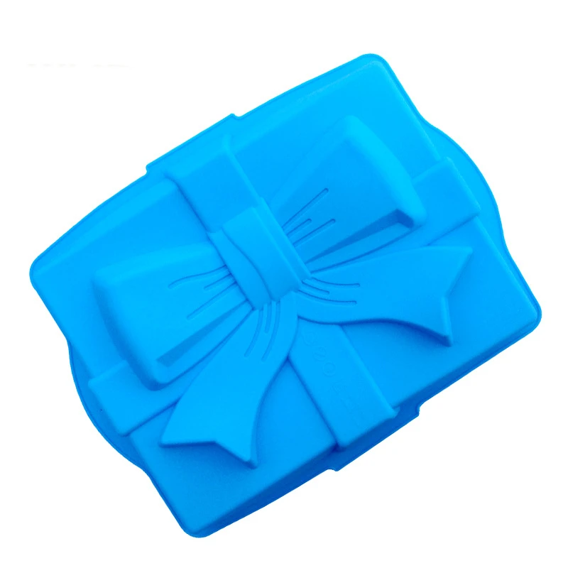 Форма для выпечки большого размера с бантом силиконовая форма торта пиццы сделай
