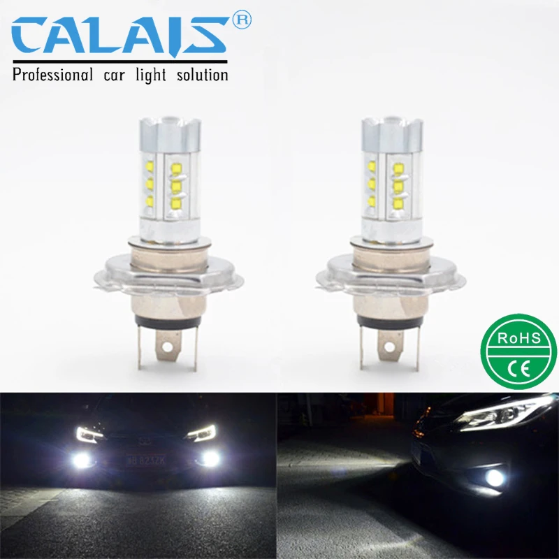 Кале LED Автомобилей автомобильный АВТО противотуманная фара лампа H4 H7 H8 H11 9005 9006