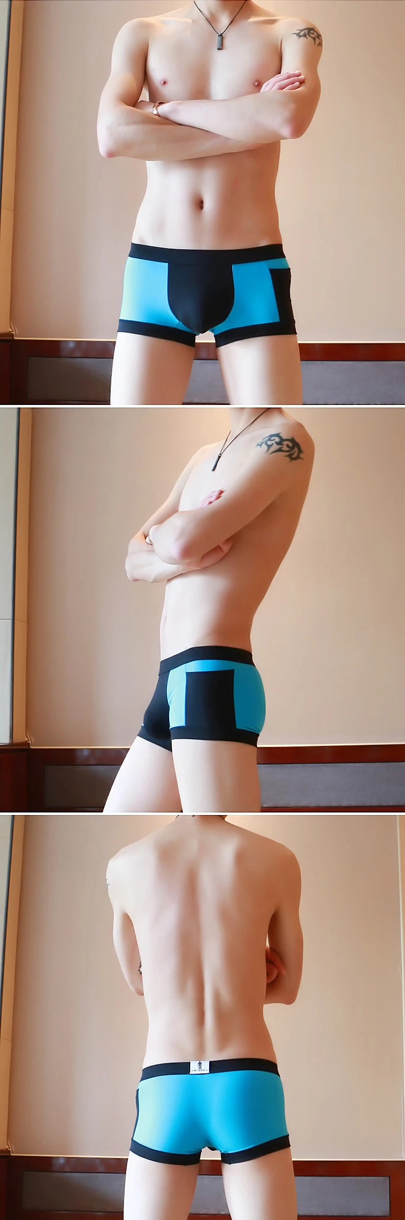 Бренд EXILIENS, мужские боксеры, мужское нижнее белье, хлопок, пэчворк, Cueca Masculina, боксеры, боксеры, Hombre, трусы, размер M-2XL 110401