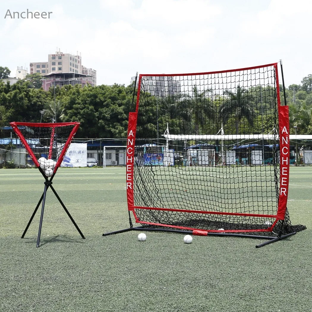 5x5 футов бейсбольная тренировочная сетка Софтбол с бабочкой оправа ударная зона