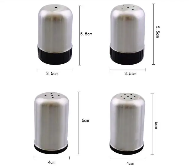 Магнитная приправа из нержавеющей стали 1 шт. шейкер для соли перца бутылочка