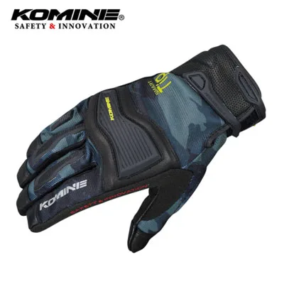 Dark camouflage Komine сенсорные Мотоциклетные Перчатки Luva Motoqueiro Guantes, перчатки для велоспорта, мотокросса, высококачественные перчатки известного бренда - Цвет: Dark camouflage