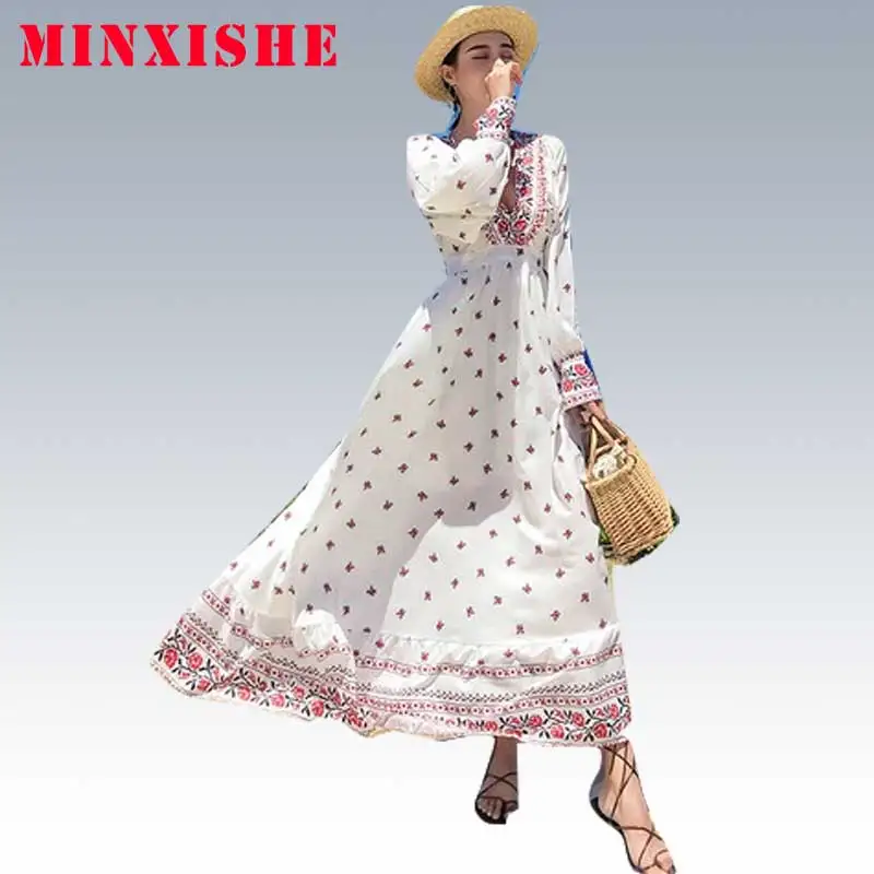 Летнее Новое Женское платье 2019 сексуальное облегающее элегантное Boho Maxi с низким