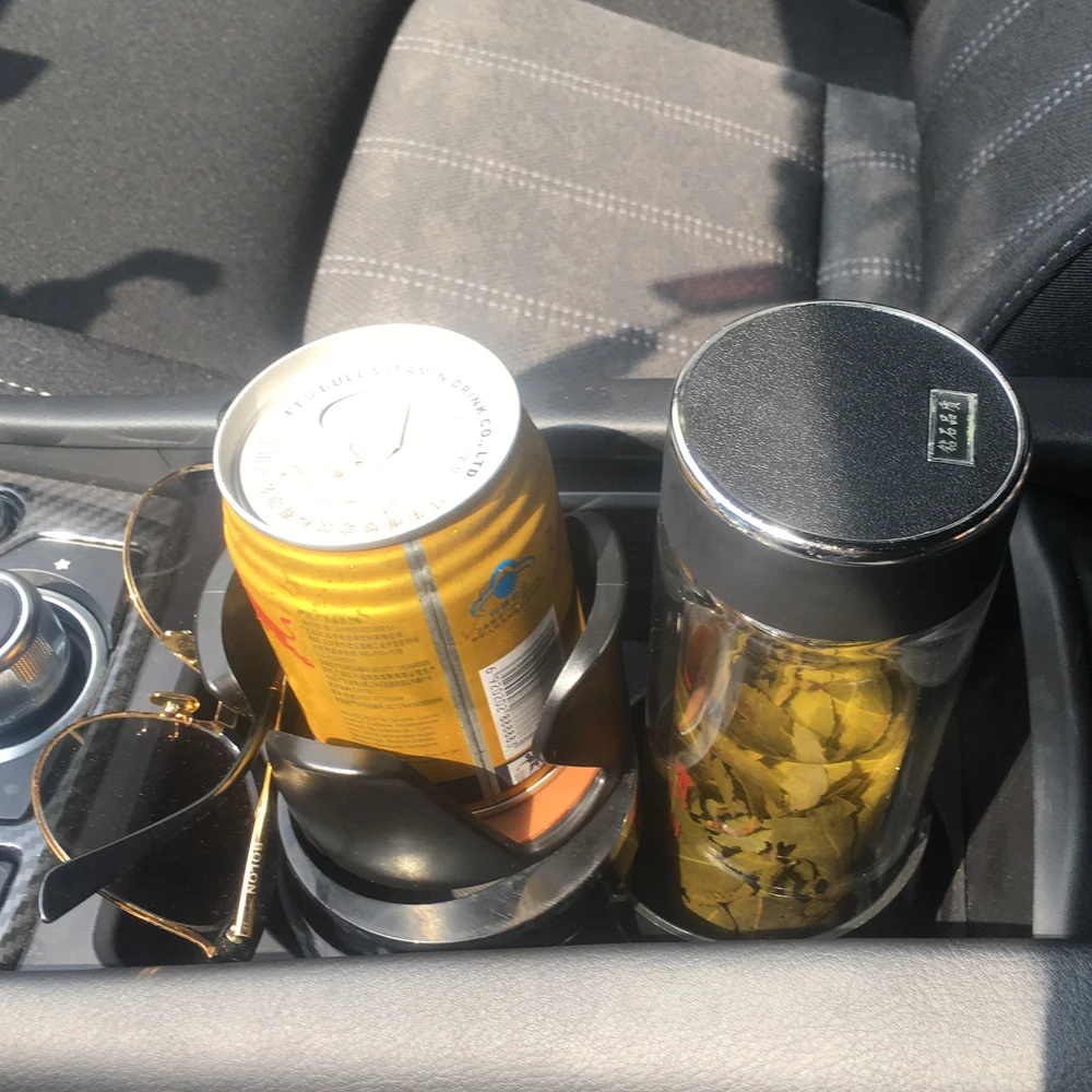 Car Drinking Bottle Holder Water Cup Organizer Stowing Tidying for Ford Focus 2 3 Kuga Mustang Explorer Accessories | Автомобили и
