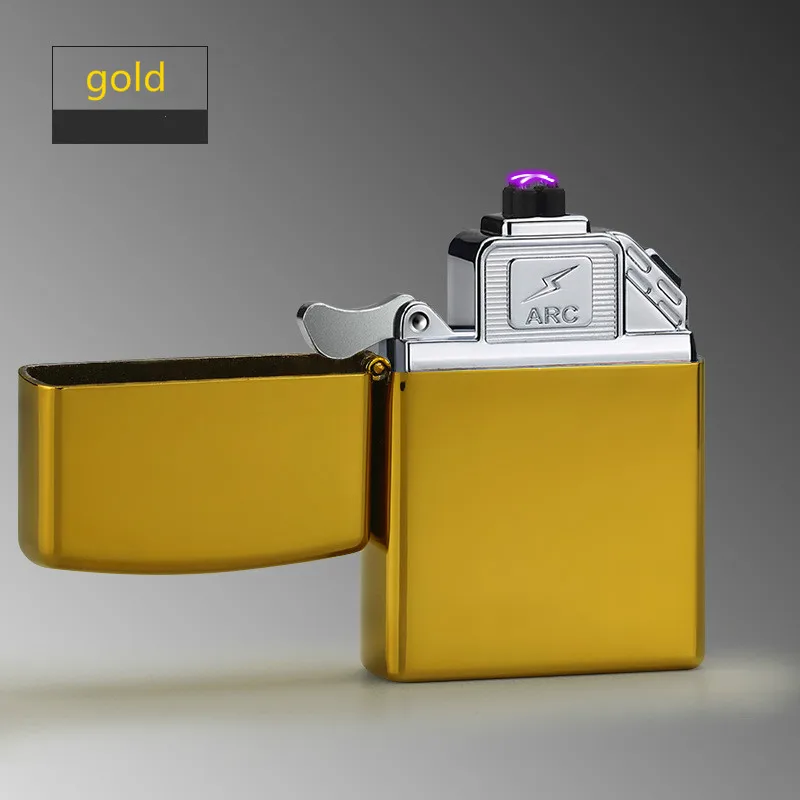 Usb двойной дисплей новый крест электрической дуги импульса плазменная Зажигалка