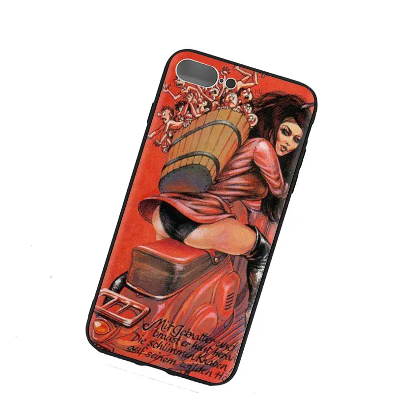Чехол Devil сатана из мягкого ТПУ для телефона iPhone 12 Mini SE 2020 11 Pro 5 5s 6 6s 7 8 Plus X XR XS