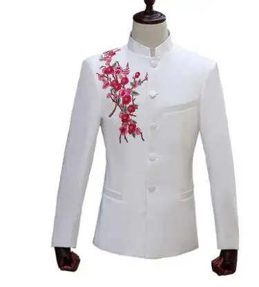 Mariage/китайский костюм-туника мужские свадебные костюмы для мужчин блейзер