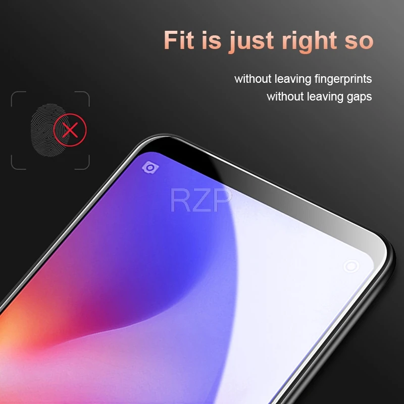 RZP 9D изогнутая защитная пленка на весь экран для Xiaomi Redmi Note 5 6 7 A X Pro Plus Защитная