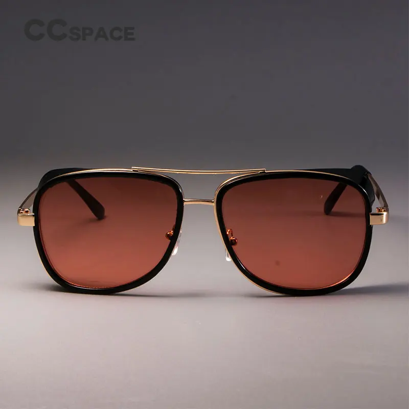 CCSPACE Железный человек 3 Matsuda TONY Steampunk Солнцезащитные очки для мужчин зеркальные